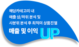 매출 및 이익UP